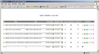 The interface to add or edit surveys.